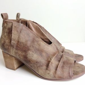 Very G Janice Open Toe Ankle Boots Size 7.5